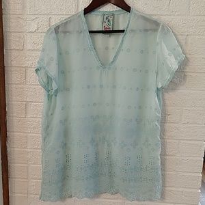 Johnny Was Embroidered Top (L)